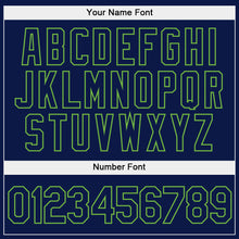 Charger l'image dans la galerie, Custom Stitched White Navy-Neon Green Split Fashion Sports Pullover Sweatshirt Hoodie