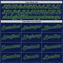 Charger l'image dans la galerie, Custom Stitched White Navy-Neon Green Split Fashion Sports Pullover Sweatshirt Hoodie