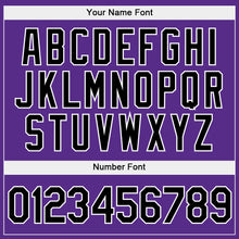 Charger l'image dans la galerie, Custom Stitched Gold Black-Purple Split Fashion Sports Pullover Sweatshirt Hoodie