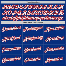 Load image into Gallery viewer, Custom Stitched Light Blue Red-Royal Split Fashion Sports Pullover Sweatshirt Hoodie