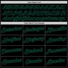 Load image into Gallery viewer, Custom Stitched White Black-Kelly Green Split Fashion Sports Pullover Sweatshirt Hoodie