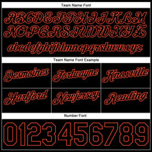 Laden Sie das Bild in den Galerie-Viewer, Custom White Black-Orange Authentic Throwback Split Fashion Basketball Shorts