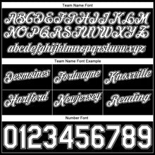 Laden Sie das Bild in den Galerie-Viewer, Custom Black White-Gray Authentic Throwback Split Fashion Basketball Shorts