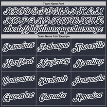 Загрузить изображение в средство просмотра галереи, Custom Stitched White Navy Split Fashion Sports Pullover Sweatshirt Hoodie