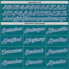 Load image into Gallery viewer, Custom Stitched White Aqua-Purple Split Fashion Sports Pullover Sweatshirt Hoodie