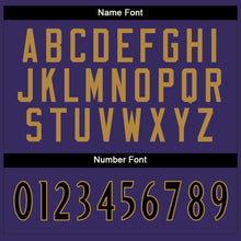 Загрузить изображение в средство просмотра галереи, Custom Purple Black-White Split Fashion Football Jersey