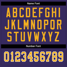 Загрузить изображение в средство просмотра галереи, Custom Purple Gold-White Split Fashion Football Jersey