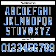 Загрузить изображение в средство просмотра галереи, Custom Black Light Blue-Pink Authentic Split Fashion Baseball Jersey