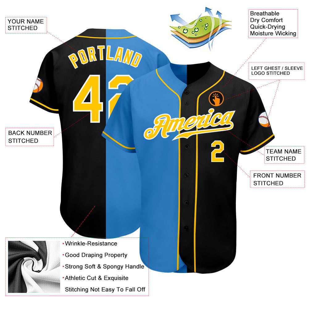 mlb split jersey