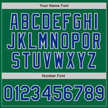 Load image into Gallery viewer, Custom Kelly Green Royal-Gray Authentic Split Fashion Baseball Jersey