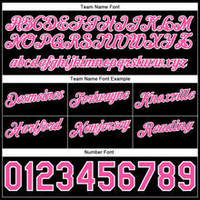 Load image into Gallery viewer, Custom Light Blue Pink-Black Authentic Throwback Split Fashion Basketball Shorts