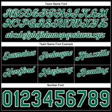 Load image into Gallery viewer, Custom Pink Kelly Green-Black Authentic Throwback Split Fashion Basketball Shorts