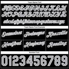 Load image into Gallery viewer, Custom Orange Gray-Black Authentic Throwback Split Fashion Basketball Shorts