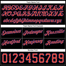 Загрузить изображение в средство просмотра галереи, Custom Cream Orange-Black Authentic Throwback Split Fashion Basketball Shorts