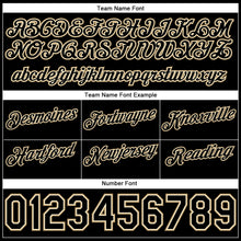 Загрузить изображение в средство просмотра галереи, Custom Cream Black-Old Gold Authentic Throwback Split Fashion Basketball Shorts