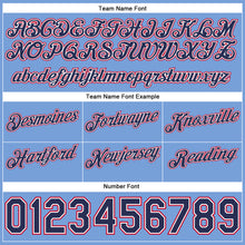 Загрузить изображение в средство просмотра галереи, Custom White Navy-Light Blue Authentic Throwback Split Fashion Basketball Shorts