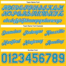 Загрузить изображение в средство просмотра галереи, Custom White Teal-Gold Authentic Throwback Split Fashion Basketball Shorts