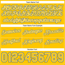 Загрузить изображение в средство просмотра галереи, Custom White Gold-Royal Authentic Throwback Split Fashion Basketball Shorts