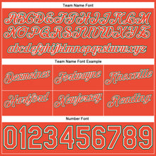 Charger l'image dans la galerie, Custom White Orange-Kelly Green Authentic Throwback Split Fashion Basketball Shorts