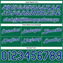 Laden Sie das Bild in den Galerie-Viewer, Custom Gray Royal-Kelly Green Authentic Throwback Split Fashion Basketball Shorts