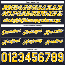 Загрузить изображение в средство просмотра галереи, Custom Gray Gold-Navy Authentic Throwback Split Fashion Basketball Shorts