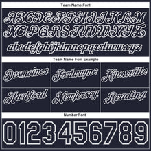 Загрузить изображение в средство просмотра галереи, Custom White Navy-Gray Authentic Throwback Split Fashion Basketball Shorts