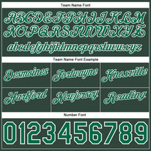 Load image into Gallery viewer, Custom Gray Kelly Green-Hunter Green Authentic Throwback Split Fashion Basketball Shorts