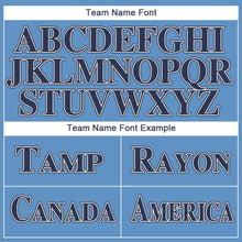 Загрузить изображение в средство просмотра галереи, Custom Powder Blue Navy-White Baseball Jersey