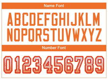 Load image into Gallery viewer, Custom White Orange-Red Drift Fashion Football Jersey