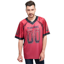 Загрузить изображение в средство просмотра галереи, Custom Red Black-Orange Drift Fashion Football Jersey