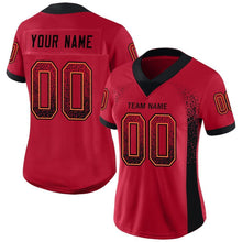 Загрузить изображение в средство просмотра галереи, Custom Red Black-Orange Drift Fashion Football Jersey