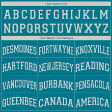 Загрузить изображение в средство просмотра галереи, Custom Teal White V-Neck Basketball Jersey