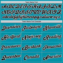 Загрузить изображение в средство просмотра галереи, Custom Teal White-Black Round Neck Rib-Knit Basketball Jersey