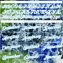 Загрузить изображение в средство просмотра галереи, Custom Tie Dye White-Light Blue 3D Performance T-Shirt