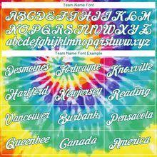 Load image into Gallery viewer, Custom Stitched Tie Dye Kelly Green-White 3D Pattern Design Sports Pullover Sweatshirt Hoodie