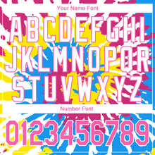 Load image into Gallery viewer, Custom Stitched Tie Dye Pink-White 3D Pattern Design Sports Pullover Sweatshirt Hoodie