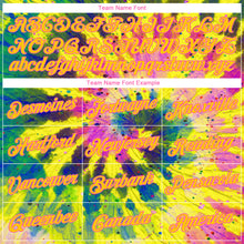 Load image into Gallery viewer, Custom Stitched Tie Dye Pink-Gold 3D Pattern Design Sports Pullover Sweatshirt Hoodie