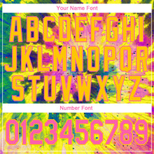 Load image into Gallery viewer, Custom Stitched Tie Dye Pink-Gold 3D Pattern Design Sports Pullover Sweatshirt Hoodie