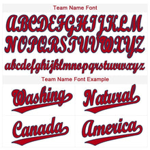 Загрузить изображение в средство просмотра галереи, Custom White Red-Navy Baseball Jersey