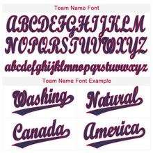 Charger l'image dans la galerie, Custom White Red-Navy Baseball Jersey