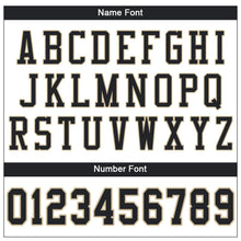 Загрузить изображение в средство просмотра галереи, Custom White Black-Vegas Gold Mesh Authentic Football Jersey