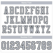 Charger l'image dans la galerie, Custom White Silver-Black Mesh Authentic Football Jersey