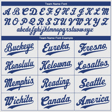 Laden Sie das Bild in den Galerie-Viewer, Custom White Royal-Red Authentic Baseball Jersey