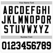 Charger l'image dans la galerie, Custom White Purple Pinstripe Black-Gray Authentic Baseball Jersey