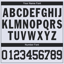 Load image into Gallery viewer, Custom White Black V-Neck Basketball Jersey