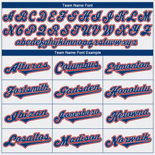 Laden Sie das Bild in den Galerie-Viewer, Custom White Royal-Red Authentic Baseball Jersey