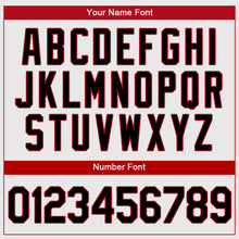 Загрузить изображение в средство просмотра галереи, Custom White Black-Red Authentic Baseball Jersey