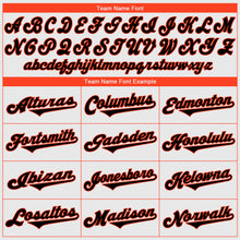 Laden Sie das Bild in den Galerie-Viewer, Custom White Black-Orange Authentic Baseball Jersey