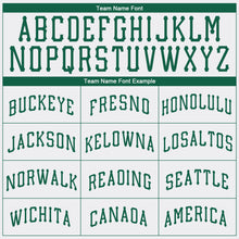 Laden Sie das Bild in den Galerie-Viewer, Custom White Kelly Green-Gray Authentic St. Patrick's Day Baseball Jersey