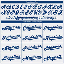 Laden Sie das Bild in den Galerie-Viewer, Custom White Royal Authentic Baseball Jersey